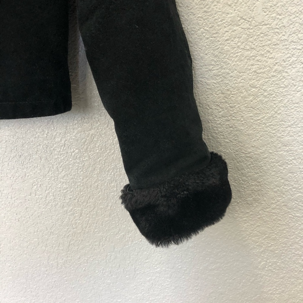 Maxima Black Suede Leather Jacket - image 5